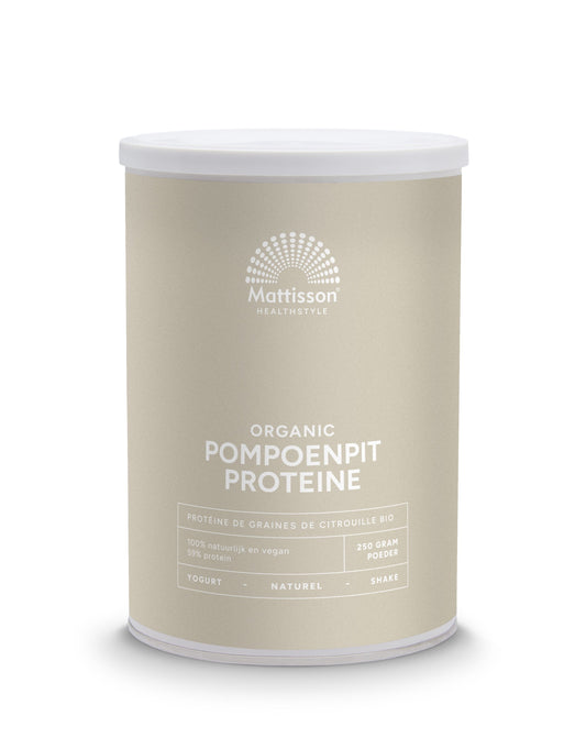 Mattisson Pompoenpit proteine naturel bio 250.00 Gram