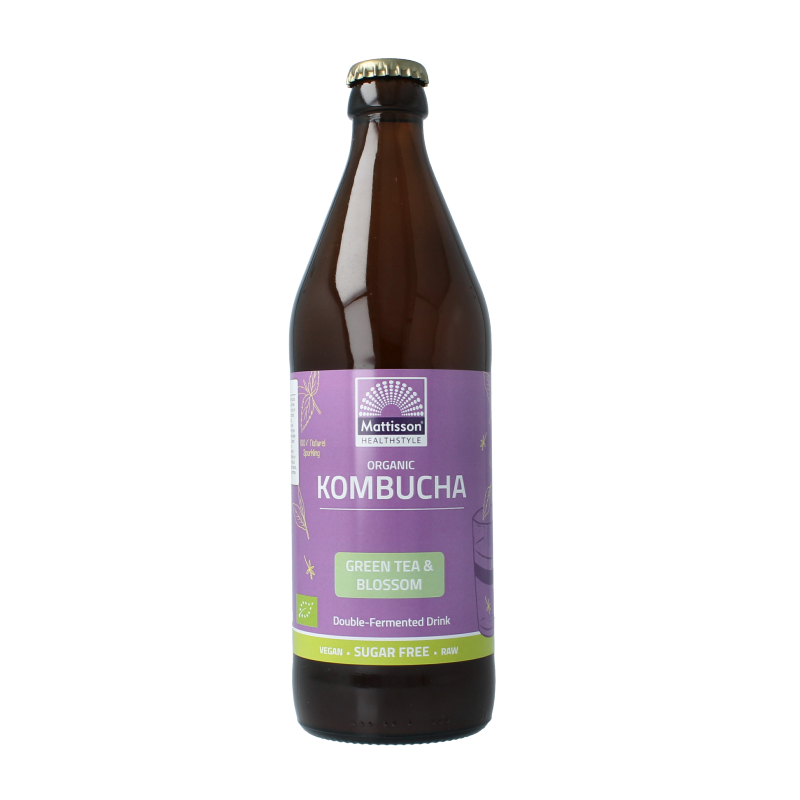 Mattisson Kombucha green tea blossom bio 500 Milliliter