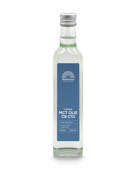 Mattisson MCT olie coconut blend 60% caprylic acid 500 Milliliter