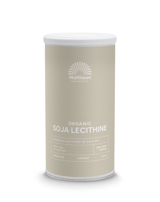 Mattisson Soja lecithine poeder bio 200.00 Gram