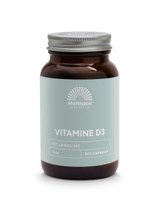 Mattisson Vitamine D3 75mcg 3000IE 240.00 Capsules