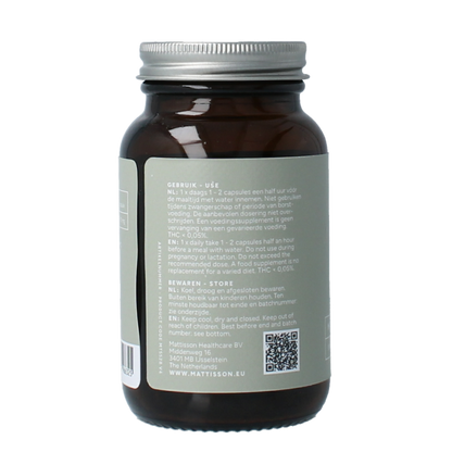 Mattisson CBD Olie 10mg 60 Vegetarische capsules