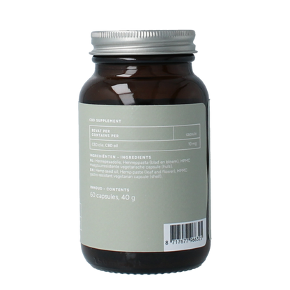 Mattisson CBD Olie 10mg 60 Vegetarische capsules