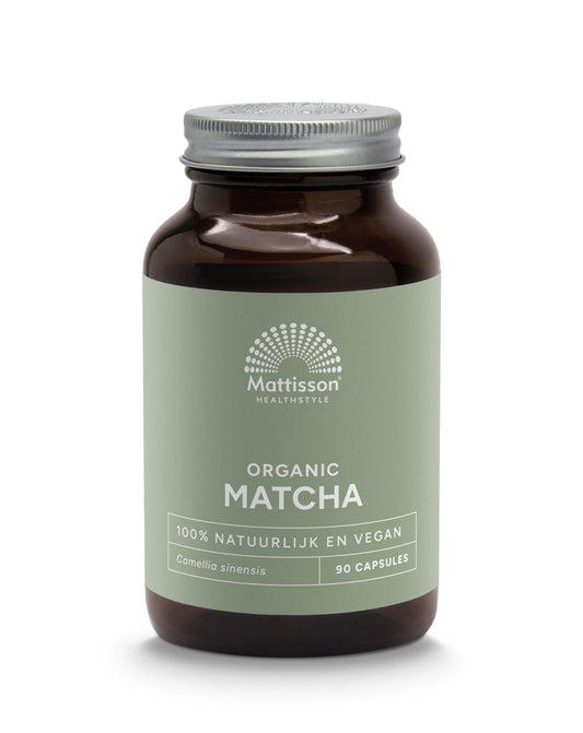 Mattisson Matcha 500mg camillia sinensis bio 90.00 Vegetarische capsules