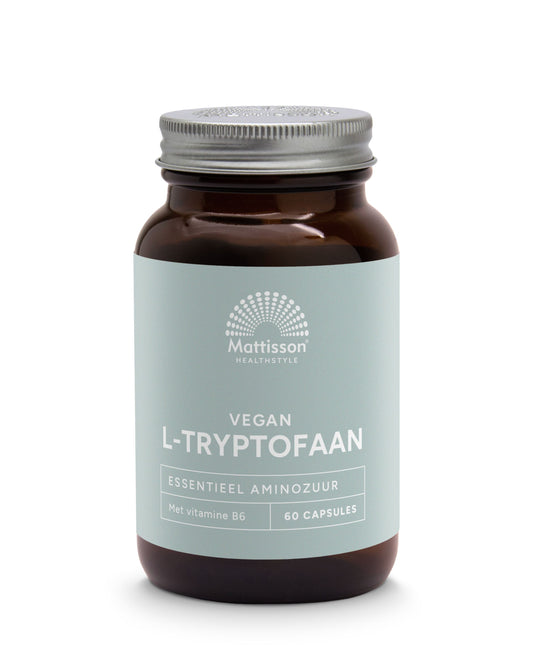 Mattisson L-Tryptofaan 500mg met B6 60 Vegetarische capsules