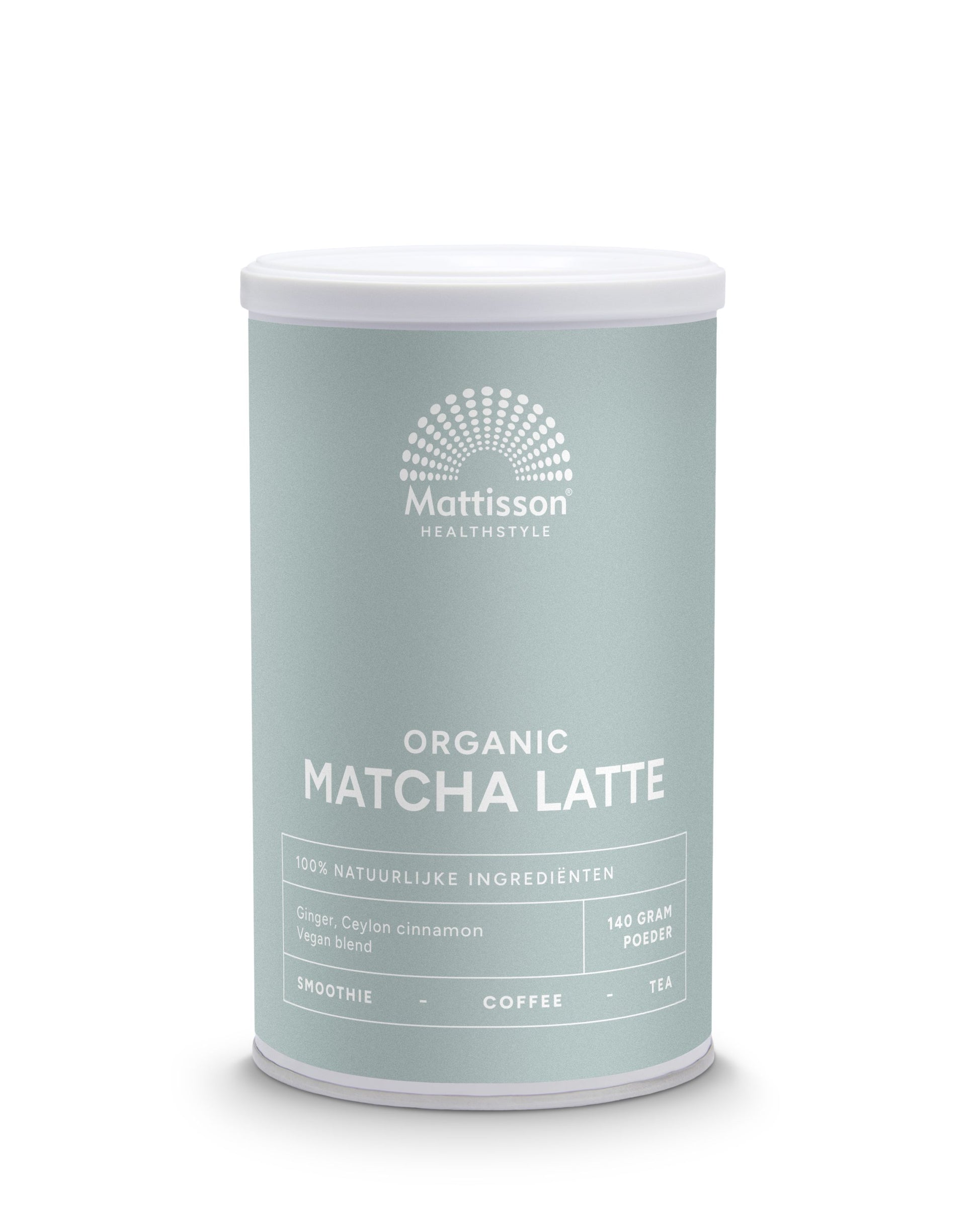 Mattisson Latte matcha gember - Ceylon kaneel bio 140 Gram