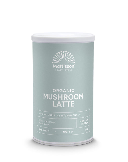 Mattisson Mushroom Latte Reisi, Lions mane bio 160.00 Gram