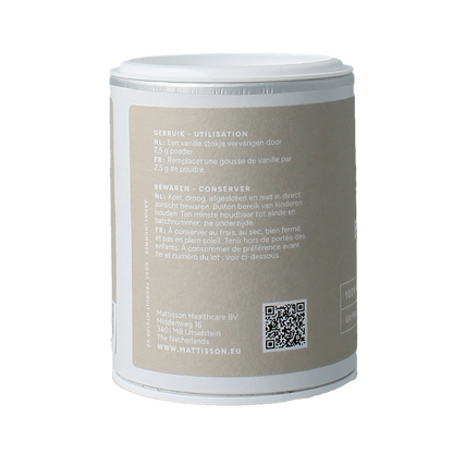 Mattisson Bourbon vanille poeder 30.00 Gram