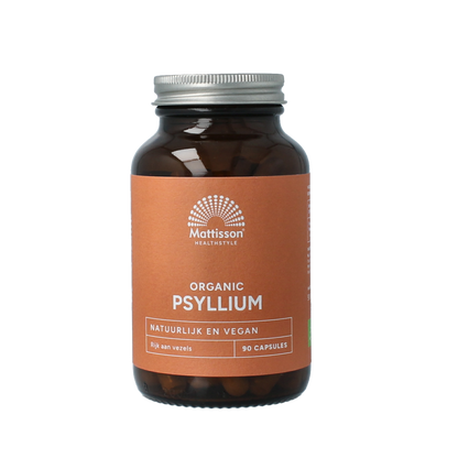 Mattisson Psyllium Husk 750mg bio 90.00 Vegetarische capsules