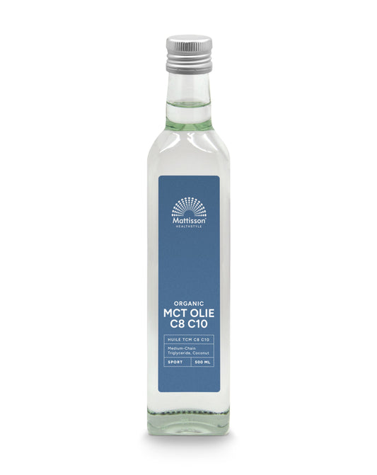 Mattisson MCT olie C8 C10 blend bio 500.00 Milliliter