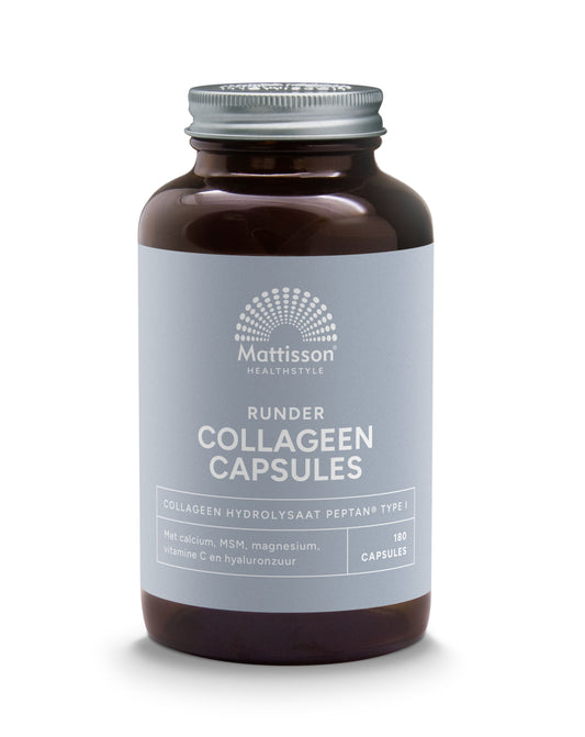 Mattisson Runder collageen peptan type 1 180 Capsules
