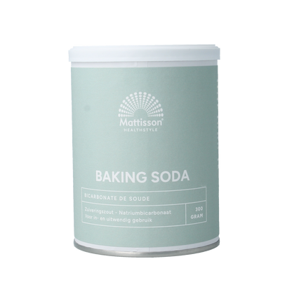 Mattisson Baking soda zuiveringszout natriumbicarbonaat 300.00 Gram