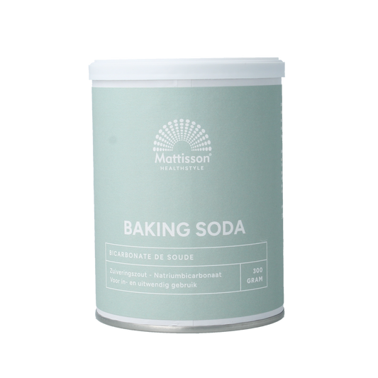 Mattisson Baking soda zuiveringszout natriumbicarbonaat 300.00 Gram