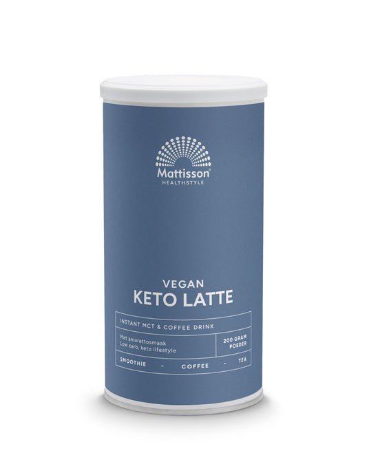Mattisson Vegan keto latte instant MCT & coffee drink 200.00 Gram