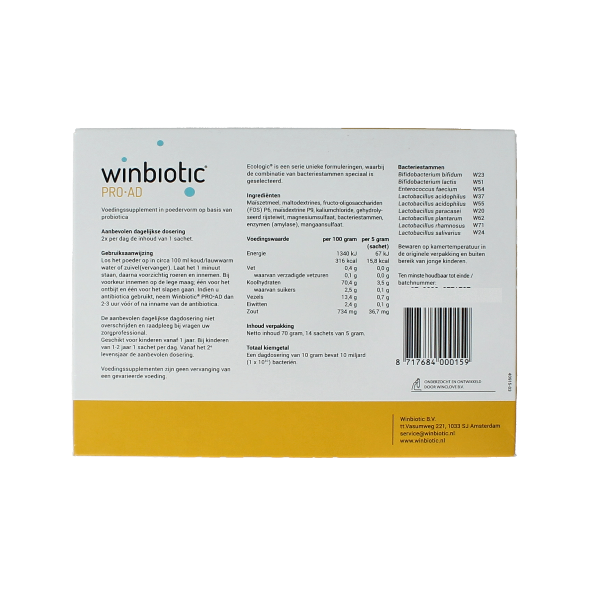 Winbiotic  Pro AD 14.00 Sachets