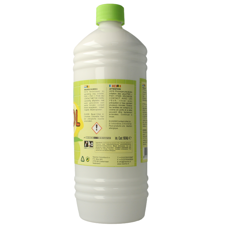 Neomix Sytro ol sanitairreiniger luchtreiniger citronella 1 Liter