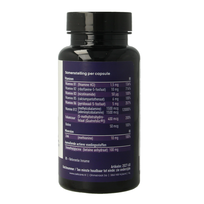 CellCare Methylatie pro essentials 60 Capsules