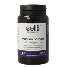 CellCare Mucuna pruriens 500mg (25% L-dopa) 60 Capsules