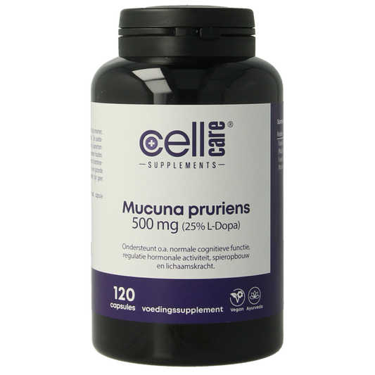 CellCare Mucuna pruriens 500mg (25% L-dopa) 120 Capsules