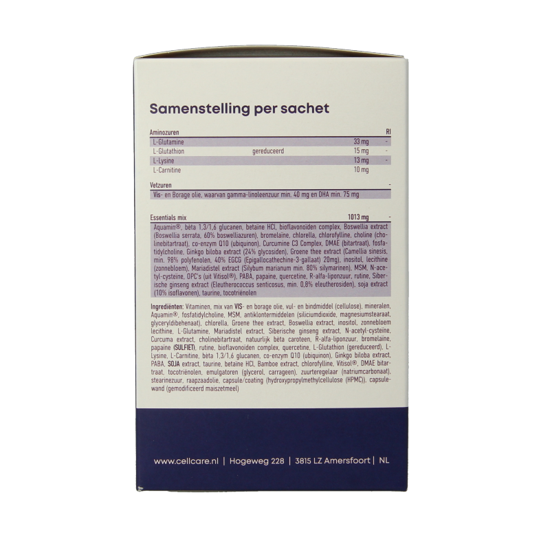 CellCare Cell essentials capsules 30 Sachets