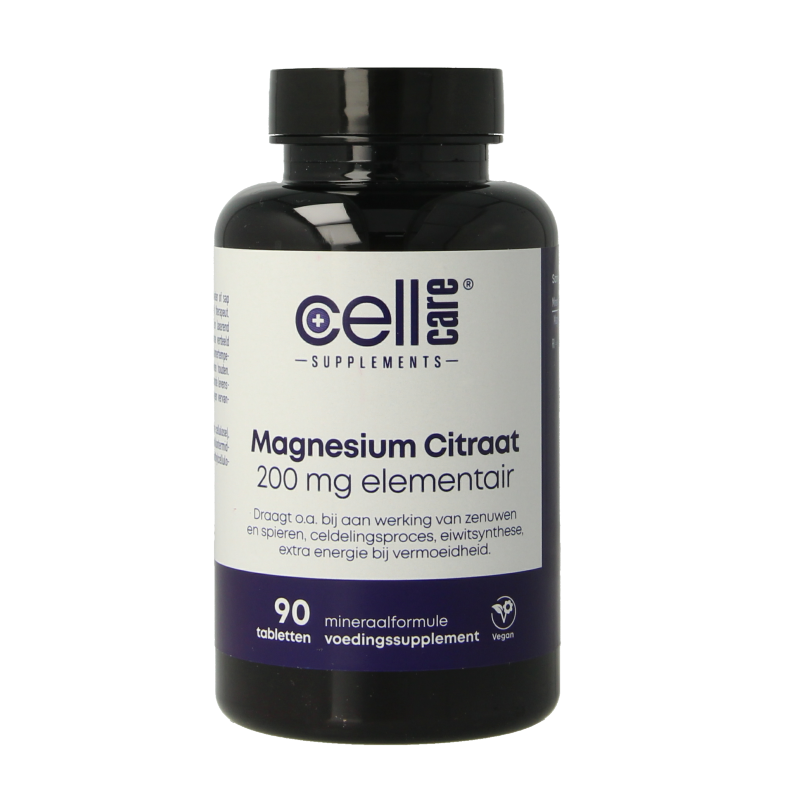 CellCare Magnesium 200mg elementair  90 Tabletten