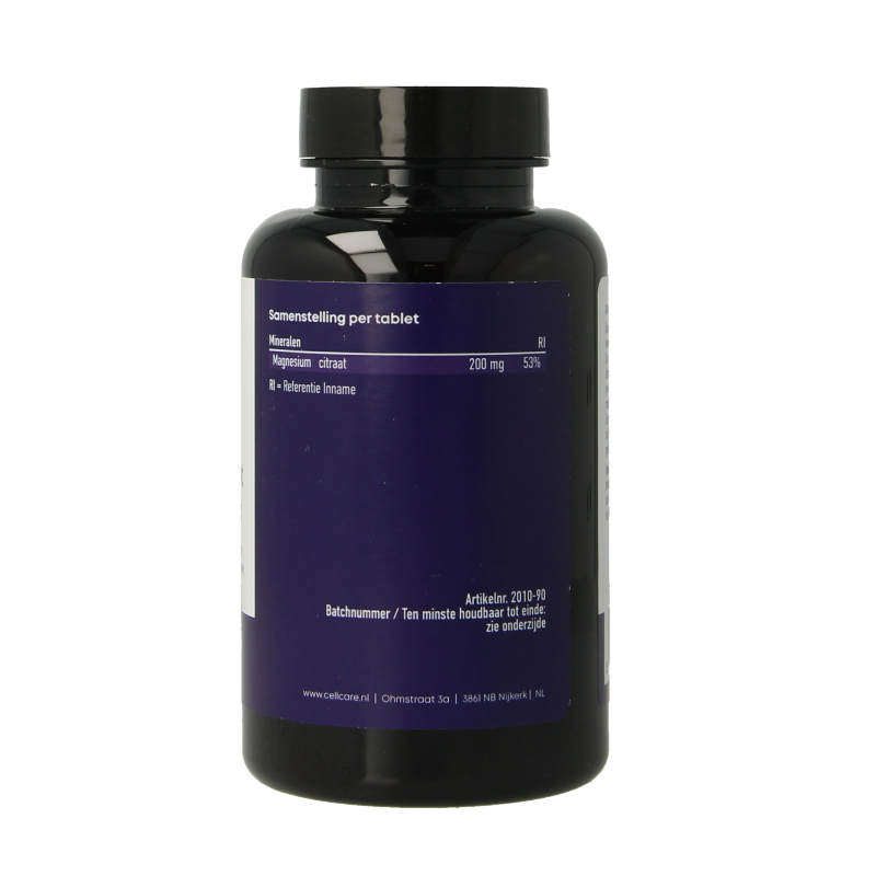 CellCare Magnesium 200mg elementair  90 Tabletten