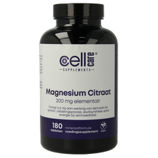 CellCare Magnesium 200mg elementair  180.00 Tabletten