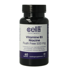 CellCare Vitamine B3 niacine flush free 500mg  60 Vegetarische capsules