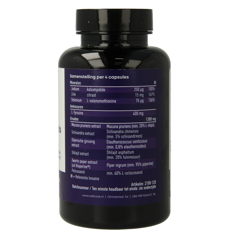 CellCare Dopamine essentials 120 Vegetarische capsules