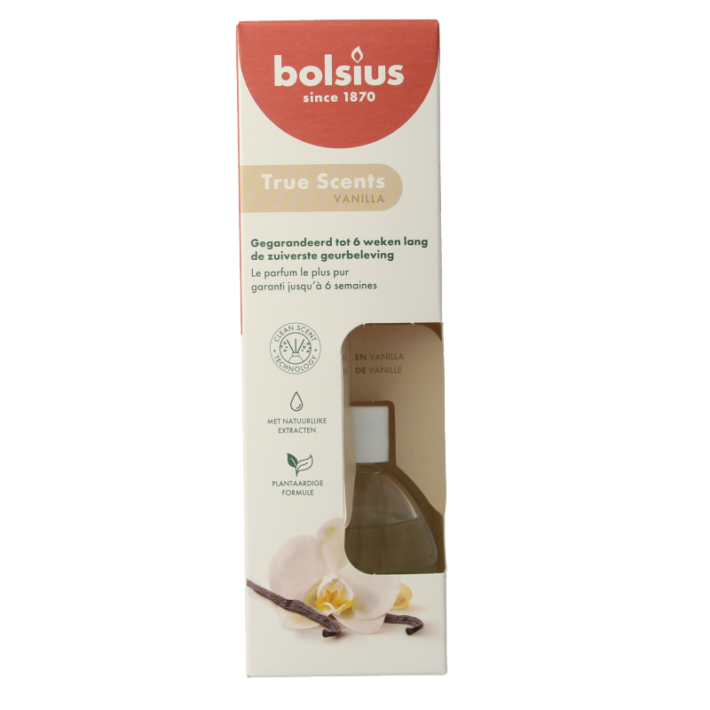 Bolsius True Scents geurverspreider vanilla 60 Milliliter