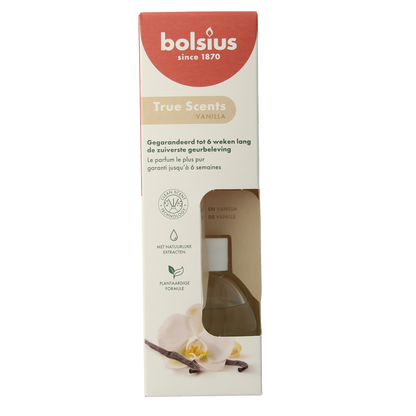 Bolsius True Scents geurverspreider vanilla 60.00 Milliliter