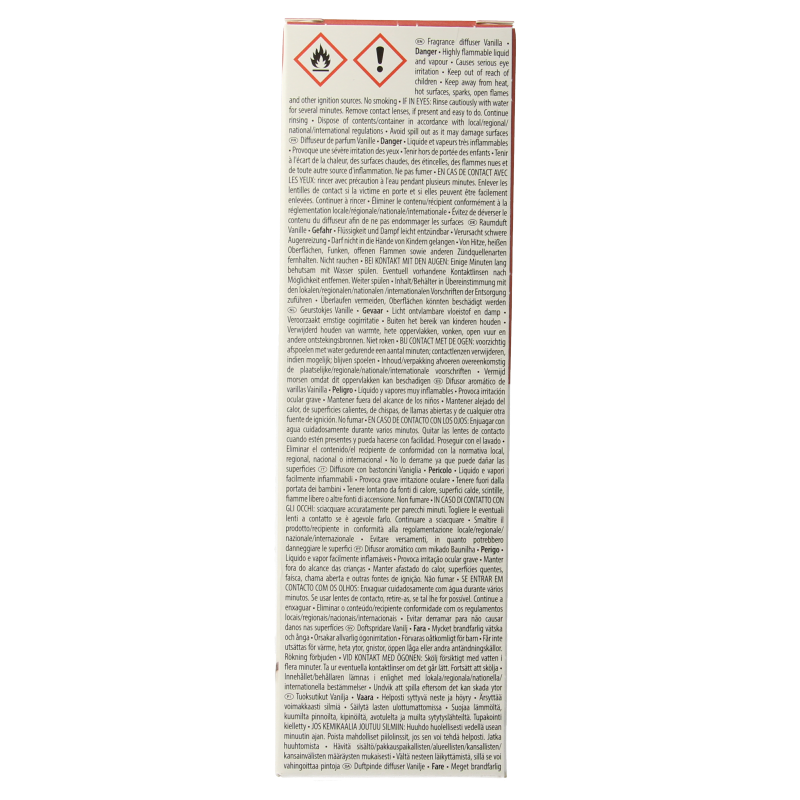 Bolsius True Scents geurverspreider vanilla 60 Milliliter