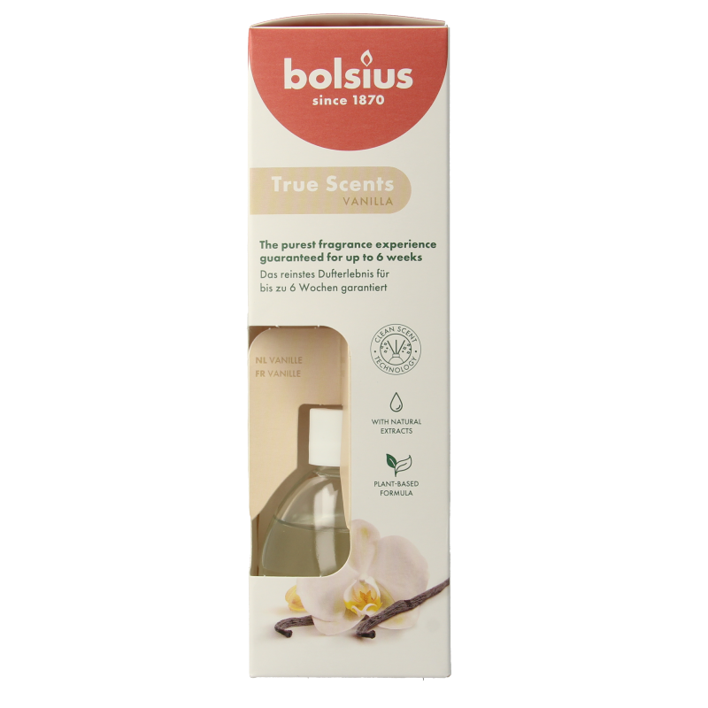 Bolsius True Scents geurverspreider vanilla 60 Milliliter