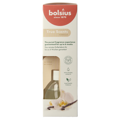 Bolsius True Scents geurverspreider vanilla 60.00 Milliliter