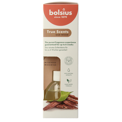Bolsius True Scents geurverspreider oud wood 60.00 Milliliter