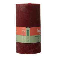 Bolsius Rustiekkaars shine 130/68 velvet red 1.00 Stuks