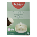 Bolsius Crystal maxi lights 8 uur doos 12.00 Stuks