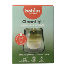 Bolsius Clean Light geur navulling gardenia starterkit 270 Gram