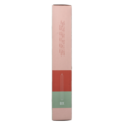 Bolsius Dinerkaarsen 230/20 velvet red 8.00 Stuks