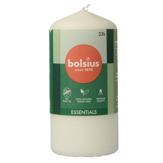 Bolsius Stompkaars 120/58 cloudy white 1 Stuks