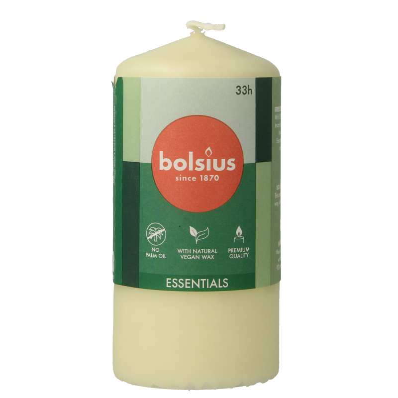 Bolsius Stompkaars 120/58 soft pearl 1 Stuks