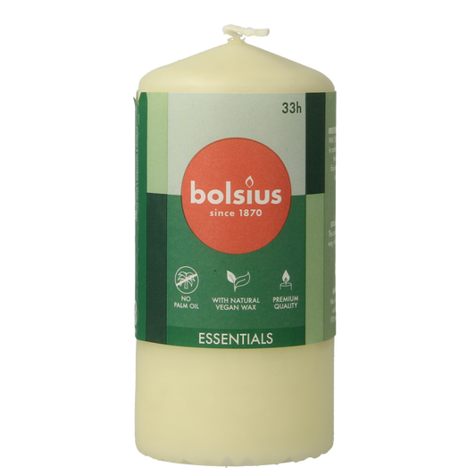 Bolsius Stompkaars 120/58 soft pearl 1 Stuks