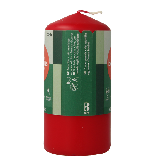 Bolsius Stompkaars 120/58 delicate red 1 Stuks