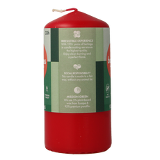 Bolsius Stompkaars 120/58 delicate red 1 Stuks