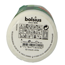 Bolsius Stompkaars 150/58 cloudy white 1 Stuks