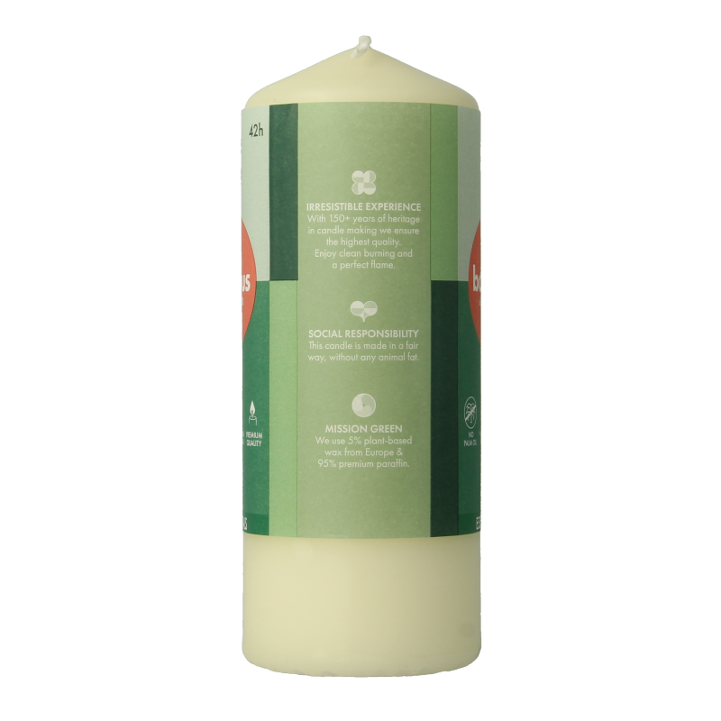 Bolsius Stompkaars 150/58 soft pearl 1 Stuks