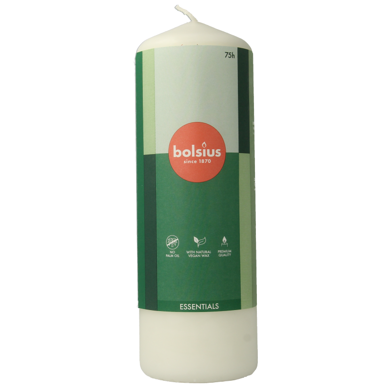 Bolsius Stompkaars 200/68 cloudy white 1 Stuks