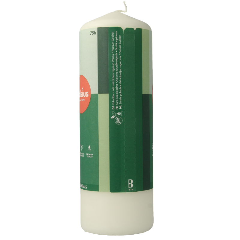 Bolsius Stompkaars 200/68 cloudy white 1 Stuks