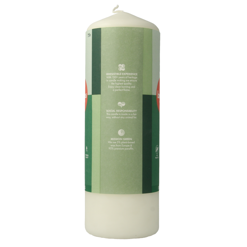 Bolsius Stompkaars 200/68 cloudy white 1 Stuks