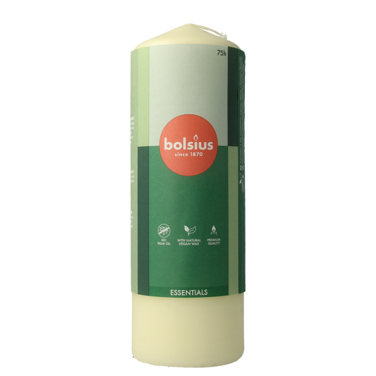 Bolsius Stompkaars 200/68 soft pearl 1 Stuks